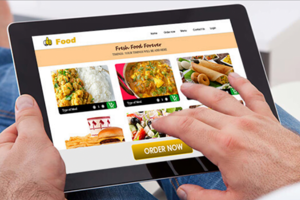Online food ordering system preview